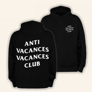Alpha Squadron Merch Anti Vacances Club Hoodie Gifts Ideas For Brothers - Thriftgiftshop
