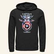 AMC Theatres Merch Captain America Brave New World Shield Hoodie Gifts For Son - Thriftgiftshop