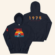AMC Theatres Merch Jaws 50th Anniversary Visit Amity Island Hoodie Gifts For Movie Fans - Thriftgiftshop