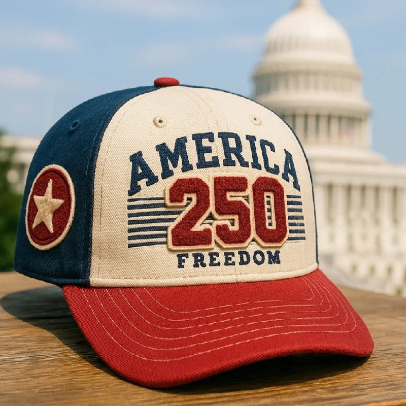 America 250 Freedom Hat Star Ball Cap Great Birthday Gifts For Veterans