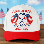 America 250 Years Of Independence Hat Great Baseball Cap Present For Your Veteran Grandpa