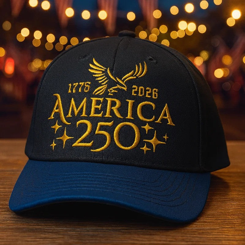 America 250th Anniversary Hat Unique Golden Themed 1776 2026 Cap Gift For Your Boyfriend