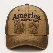 America 250th Anniversary Hat Vintage Patriotic Ball Cap Present For Your Husband