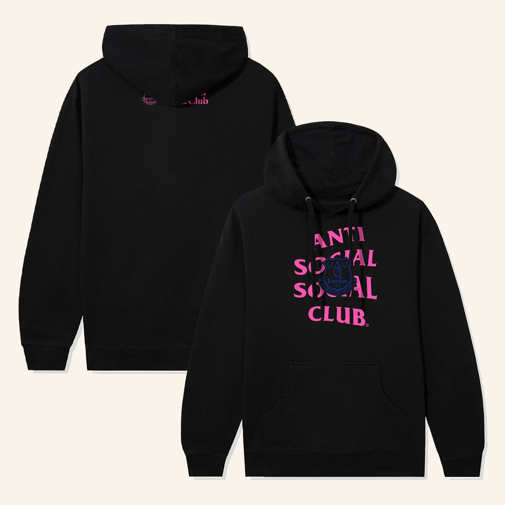Anti Social Social Club Merch ASSC X Everton FC The Toffees Hoodie Gifts For Mom - Thriftgiftshop