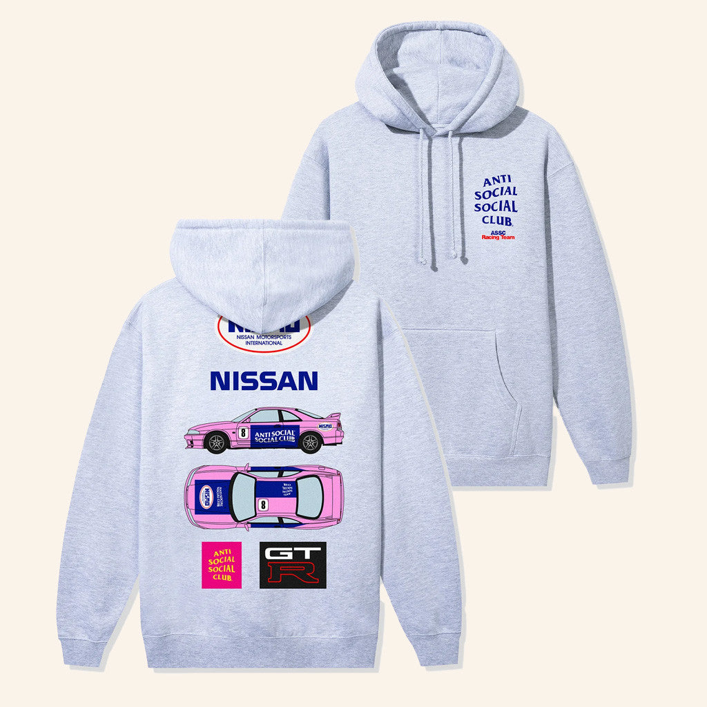 Anti Social Social Club Merch ASSC X Nissan Hoodie Xmas Gifts For Girlfriend - Thriftgiftshop