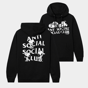 Anti Social Social Club Merch ASSC X Peanuts Feeling Funny Hoodie Black Gifts For Friends - Thriftgiftshop