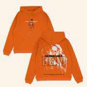 Any Means Necessary Merch Everyone I Love Is Dead Hoodie Orange Gifts For Friends - Thriftgiftshop