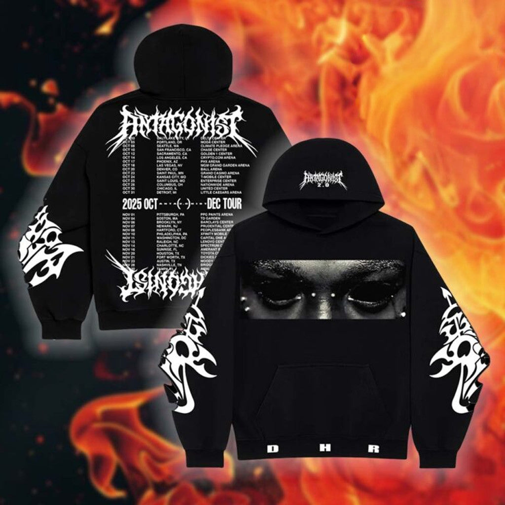 Apollo Red Merch Antagonist Tour 2 0 Eyes Hoodie Birthday Gift For Husband - Thriftgiftshop