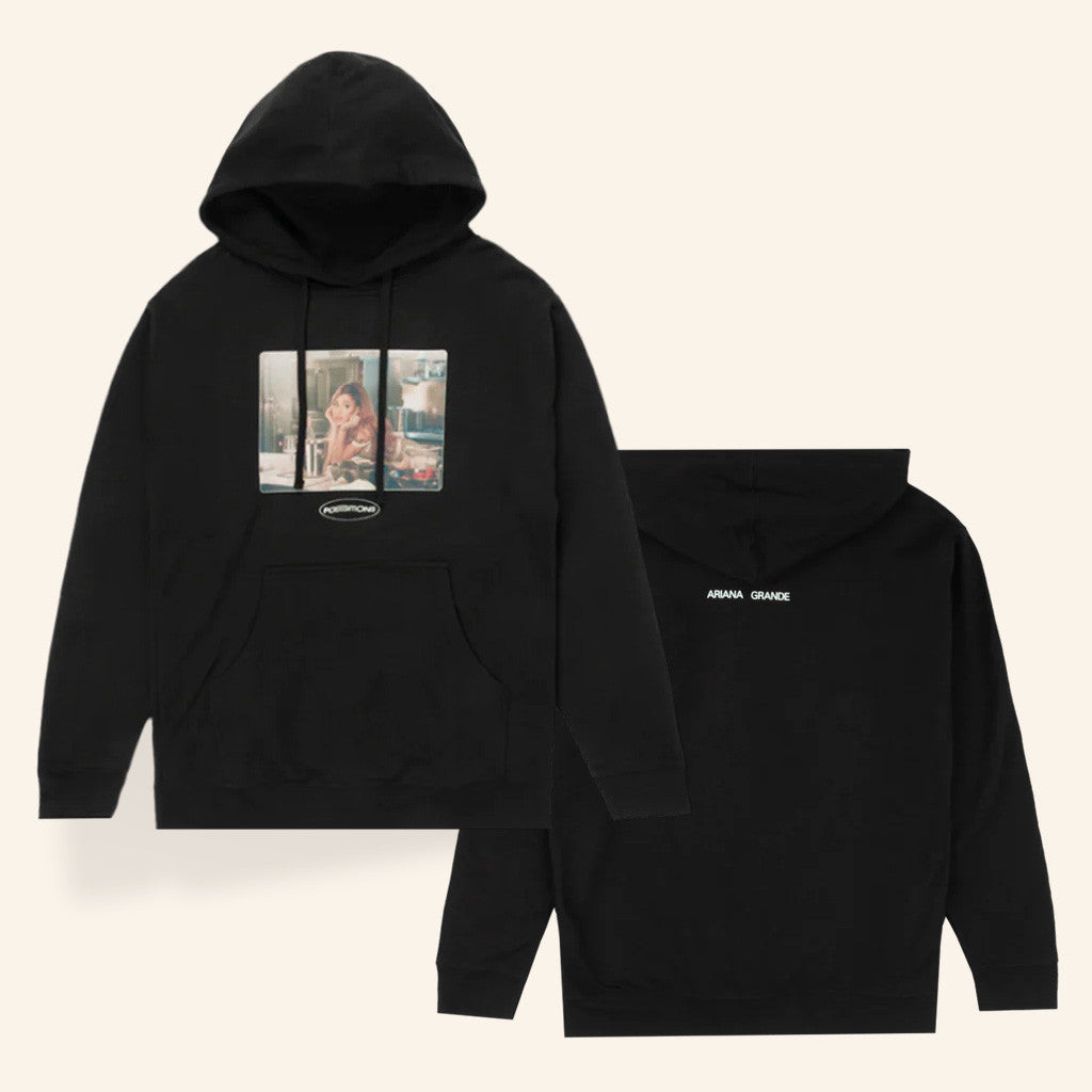 Ariana Grande Merch Positions Photo Hoodie Christmas Gifts For Sister - Thriftgiftshop