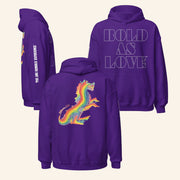 Authentic Hendrix Merch Bold As Love Purple Hoodie Christmas Gifts For Husband - Thriftgiftshop
