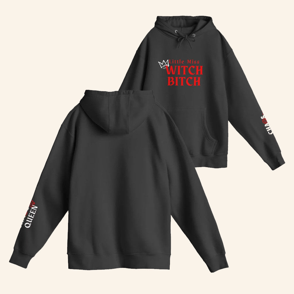 Author Garrett Merch Little Miss Witch Bitch Hoodie Christmas Gifts For Him - Thriftgiftshop