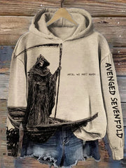 Avenged Sevenfold Merch Avenged Sevenfold Grim Reaper Hoodie Unique Father's Day Gifts - Thriftgiftshop