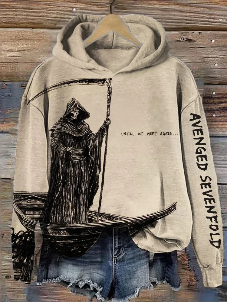 Avenged Sevenfold Merch Avenged Sevenfold Grim Reaper Hoodie Unique Father's Day Gifts - Thriftgiftshop