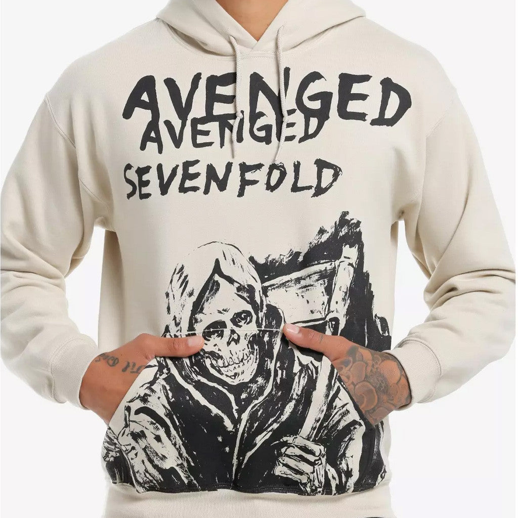 Avenged Sevenfold Merch Grim Reaper Hoodie Best Gifts For Music Lovers - Thriftgiftshop