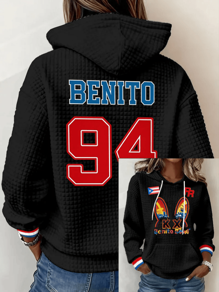 Bad Bunny Super Bowl Merch 2026 Benito Bowl Hoodie Benito 94 Bad Bunny Apparel Fans Gifts - Thriftgiftshop