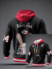 Bad Bunny Super Bowl Merch 2026 Here For The Benito Bowl Hoodie Benito 94 Bad Bunny Clothing - Thriftgiftshop