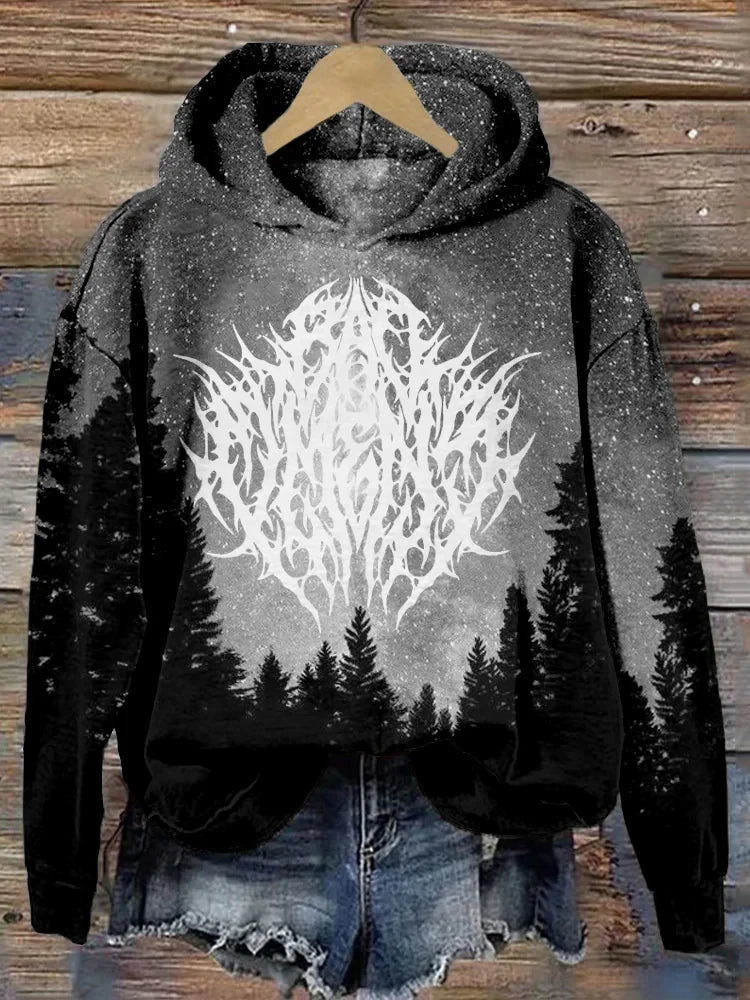 Bad Omens Hoodie Rock Band Inspired Bad Omens Merchandise Starry Art Hoodie - Thriftgiftshop