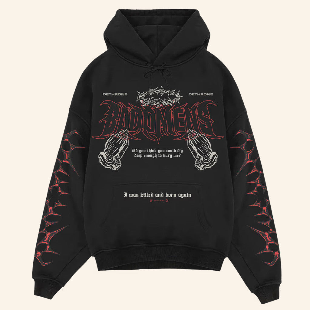 Bad Omens Merch Bad Omens Dethrone Hoodie Gifts For Husband - Thriftgiftshop