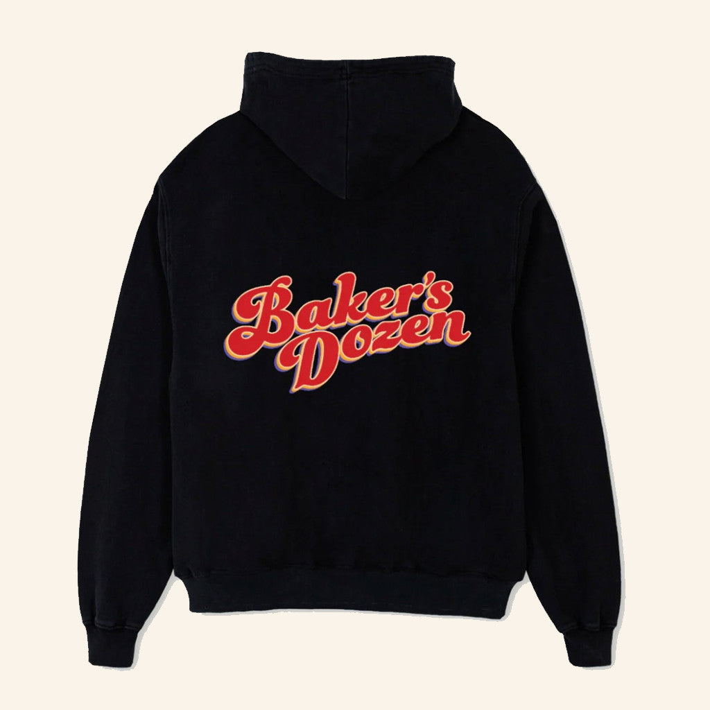 Baker's Dozen Merch Baker's Dozen Black Hoodie Best Gifts For Husband - Thriftgiftshop