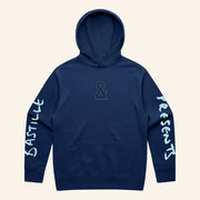 Bastille Merch Bastille Presents Ampersand Navy Hoodie Xmas Gifts For Dad - Thriftgiftshop