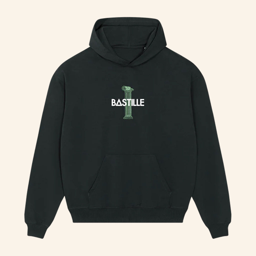 Bastille Merch Pompeii Pillars Black Hoodie Christmas Presents For Son - Thriftgiftshop