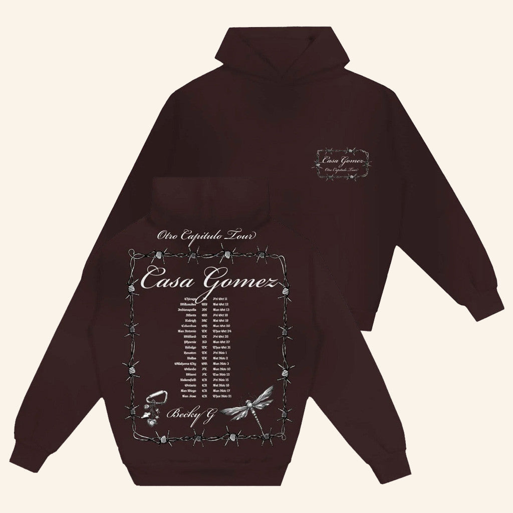 Becky G Merch Casa Gomez Tour Hoodie Best Gifts For Music Lovers - Thriftgiftshop