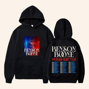 Benson Boone Merch 2025 American Heart Tour Hoodie Music Gift Ideas For Guys - Thriftgiftshop