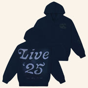 Beyonce Merch Cowboy Carter Signature Dark Blue Live Tour Hoodie Gift Ideas For Music Lovers - Thriftgiftshop