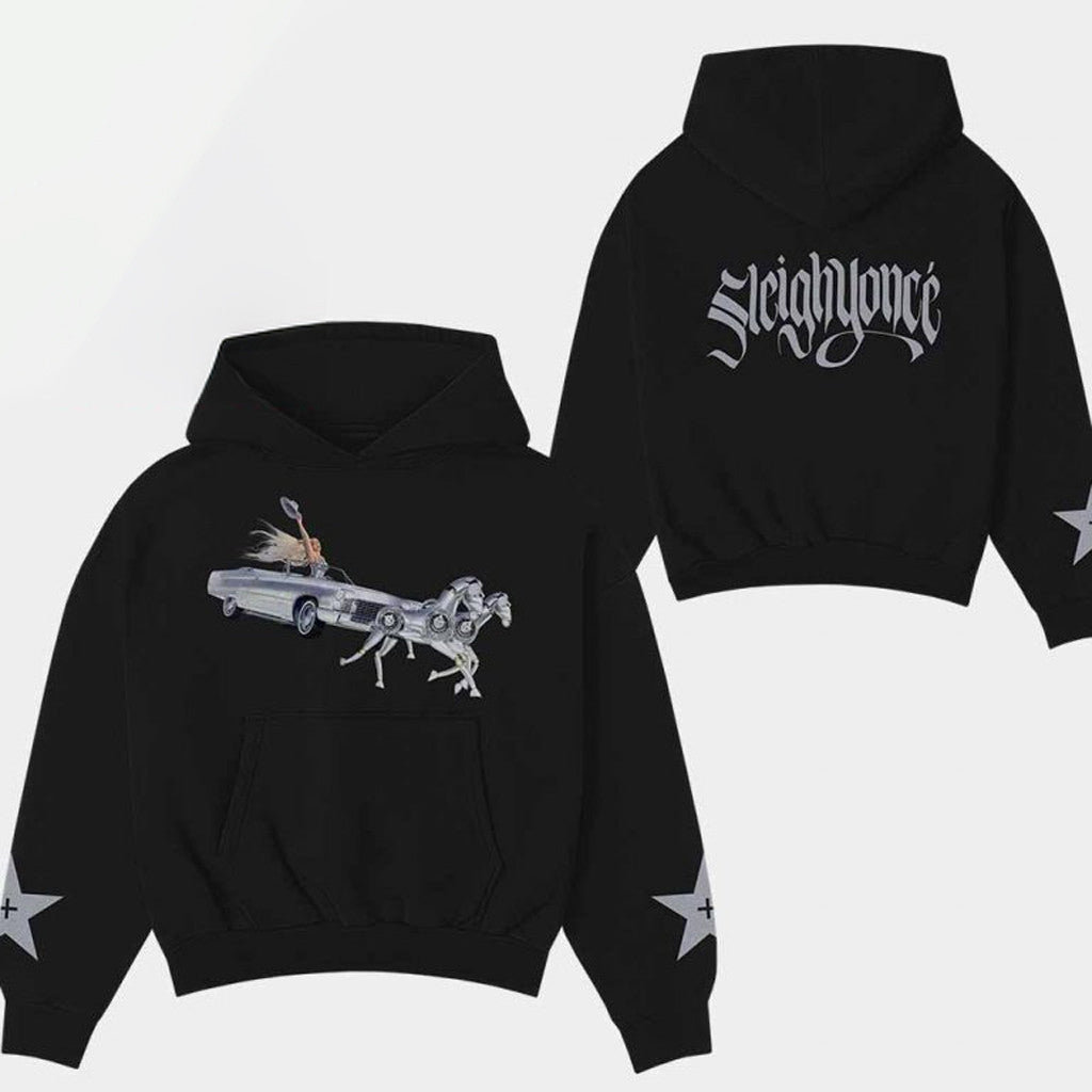 Beyonce Silver Sleigh Sleighyonce Hoodie Beyonce Merch Christmas Gift Ideas For Her - Thriftgiftshop