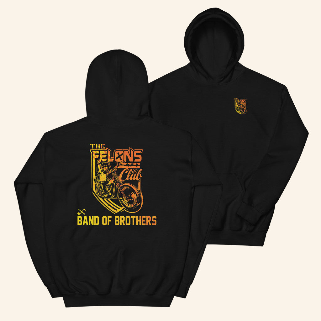 Big B Merch The Felons Club Band Of Brothers Hoodie Gift Ideas For Music Lovers - Thriftgiftshop
