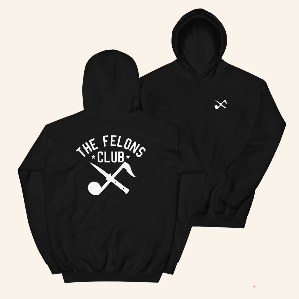 Big B Merch The Felons Club Hoodie Music Related Gifts For Guys - Thriftgiftshop