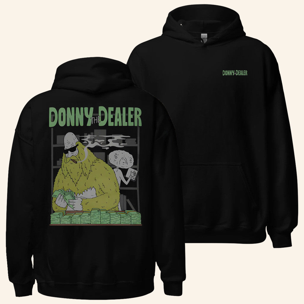 Big Lez Show Merch Donny The Dealer Hoodie Gift Ideas For Boyfriend - Thriftgiftshop