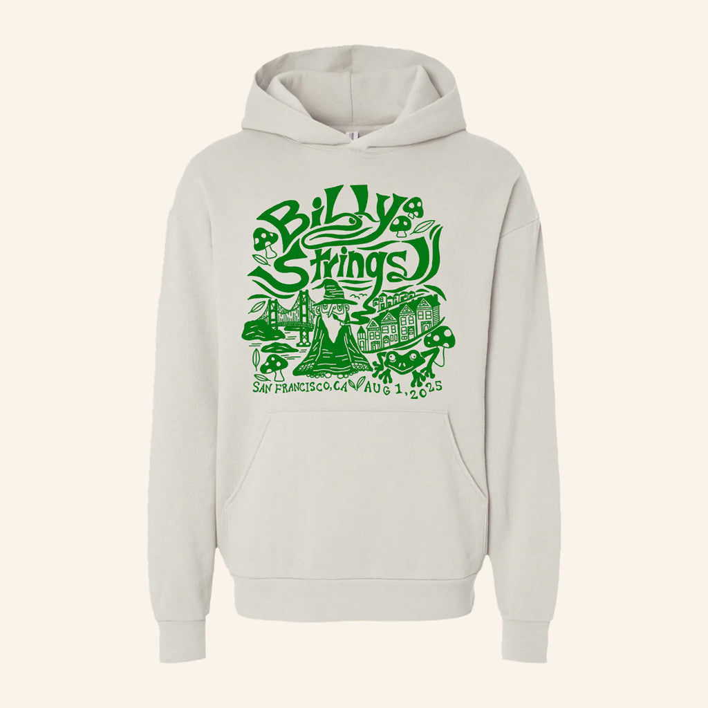 Billy Strings Merch San Francisco Wizard Hoodie Billy Strings Hoodie Gifts For Dudes - Thriftgiftshop