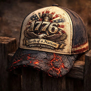 Birth Of A Nation 1776 Hat Spirit Of Freedom Retro Art Cap Unique Present For Your Son