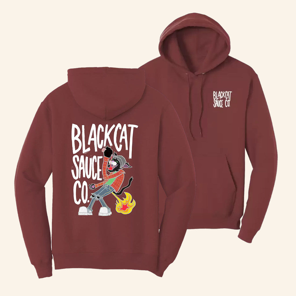 Black Cat Sauce Merch Black Cat Hoodie Unique Gifts Ideas For Sisters - Thriftgiftshop
