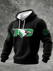 Black North Dakota Hockey Hoodie Game Day Merch Gifts For Ice Hockey Fans - Thriftgiftshop