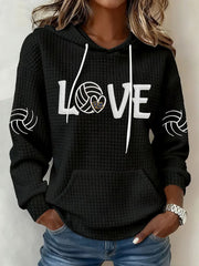 Black Pittsburgh Volleyball Hoodie Game Day Clothing Gifts For Volleyball Lovers - Thriftgiftshop