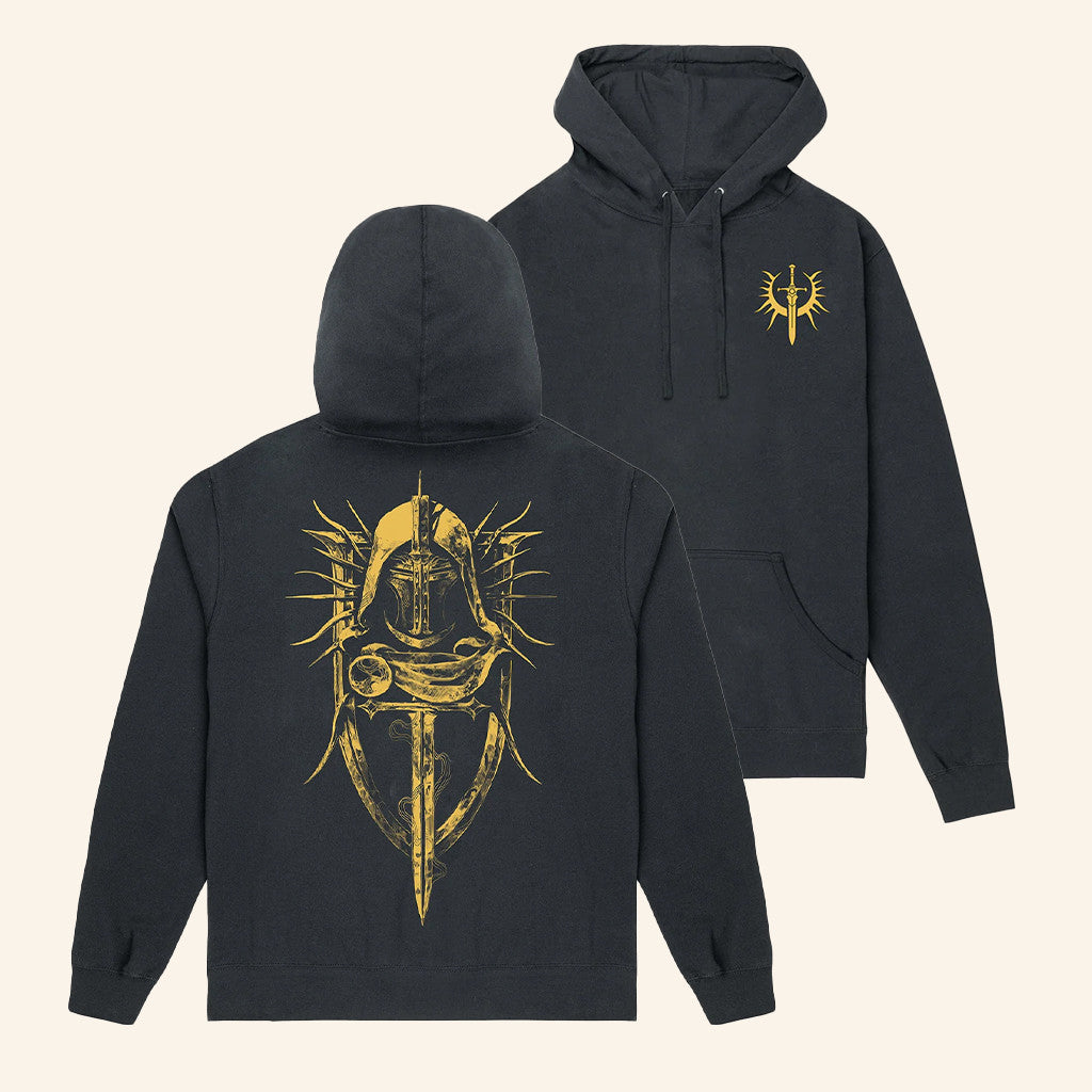 Blizzard Gear Merch Diablo IV Lord Of Hatred Paladin Black Hoodie Gifts For Him - Thriftgiftshop