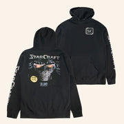 Blizzard Gear Merch Starcraft Box Art Black Hoodie Birthday Gift Ideas For Husband - Thriftgiftshop