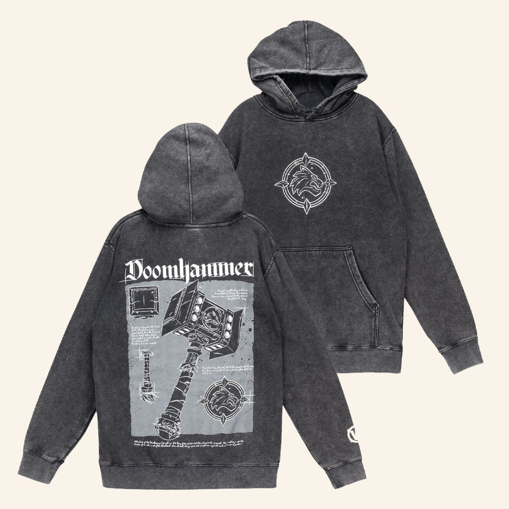 Blizzard Gear Merch World Of Warcraft Doomhammer Wash Hoodie Present For Husband - Thriftgiftshop