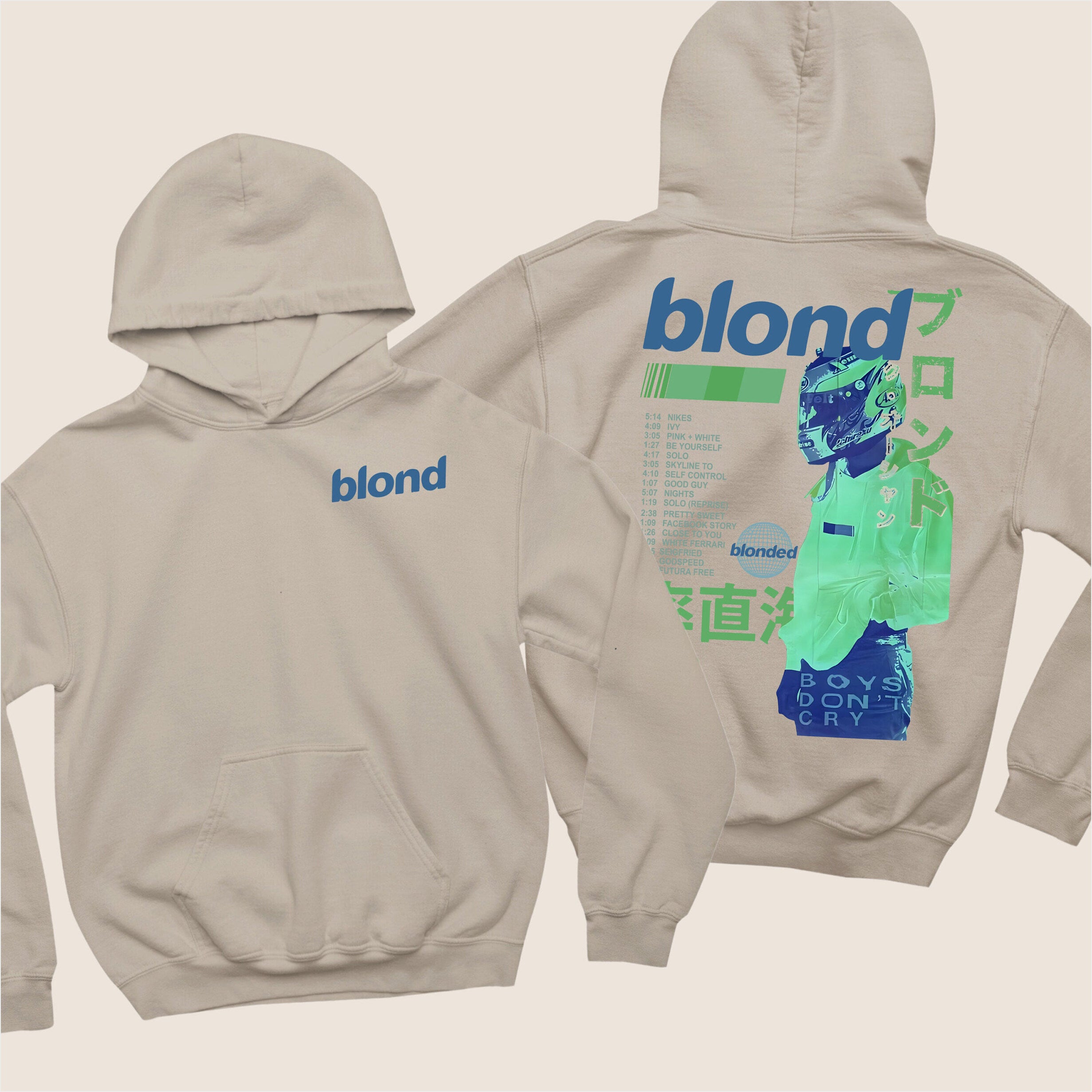 Blond Hoodie, Frank Blond Vintage 90S Style Graphic Hoodie, Cute Unisex Hoodie, Vintage Frank Ocean Hoodie Gifts For BFF - Thriftgiftshop