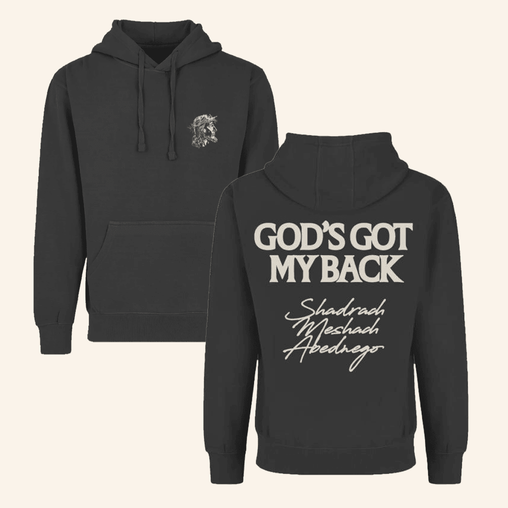 Brandon Lake Merch God's Got My Back Black Hoodie Gifts For Him - Thriftgiftshop