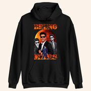 Bruno Mars Merch Bruno Mars Bootleg Hoodie Black Cool Gifts For Music Lovers - Thriftgiftshop