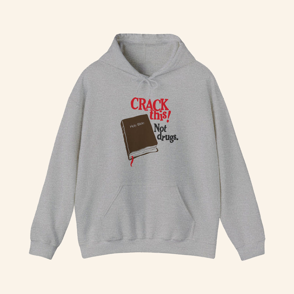 Bryce Crawford Merch Crack This Not Drugs Bible Hoodie Gifts For Him Her - Thriftgiftshop