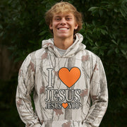 Bryce Crawford Merch I Love J J Loves You Camo Hoodie Gifts For Christian - Thriftgiftshop
