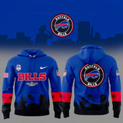 Buffalo Bills Veterans Day Game Uniform Hoodie Bills Merch Football Fan Gift Ideas - Thriftgiftshop