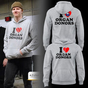 Buffalo Sabres Love Organ Donors Hoodie Buffalo Sabres Merch Gifts For Hockey Fan - Thriftgiftshop