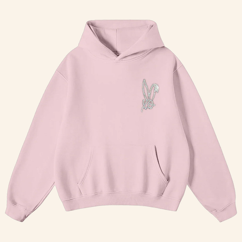 Bunnie XO Merch XO Logo Light Pink Hoodie Best Christmas Gifts For Daughter - Thriftgiftshop