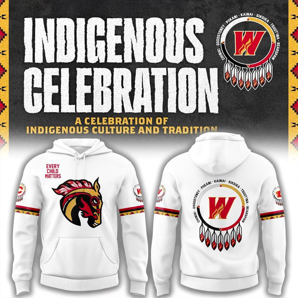 Calgary Wranglers Indigenous Heritage Hoodie Calgary Wranglers Merch Gift Ideas For Fans - Thriftgiftshop