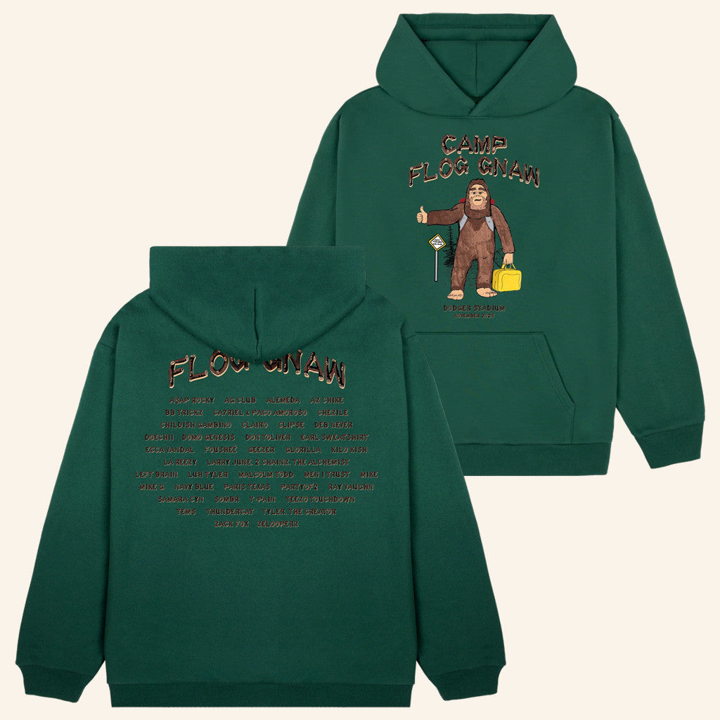 Camp Flog Gnaw Merch Sasquatch Xing Hoodie Golf Wang Apparel Xmas Gifts For Him - Thriftgiftshop